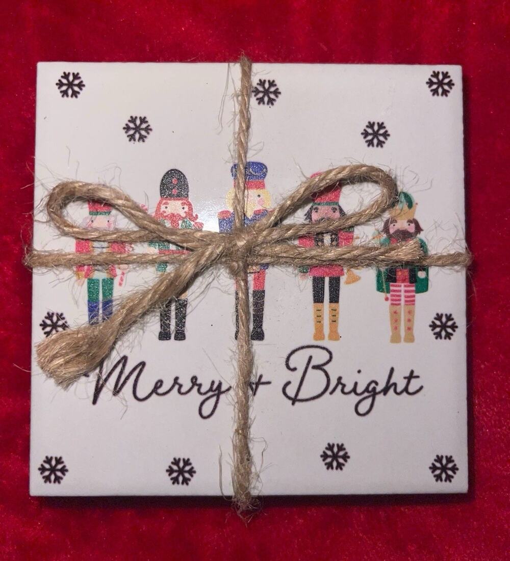 4 Nutcracker Coasters